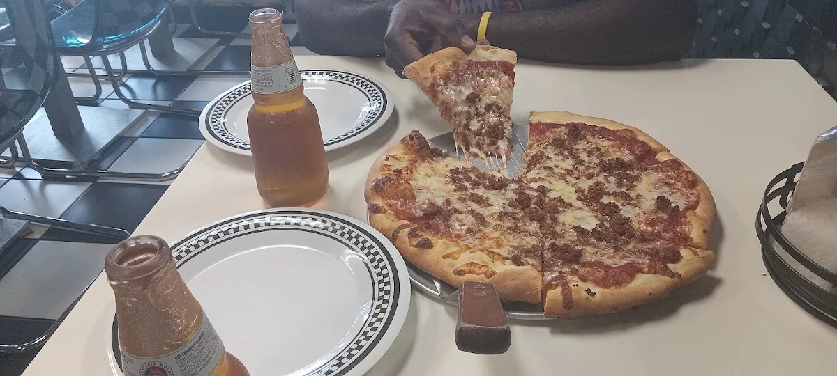 Beef and Cheese Pizza