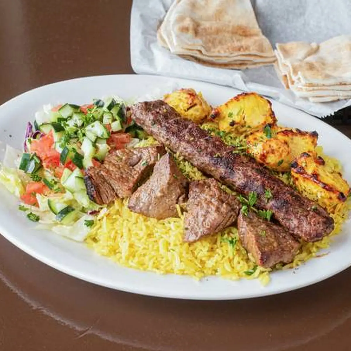 Steak Kabob Plate