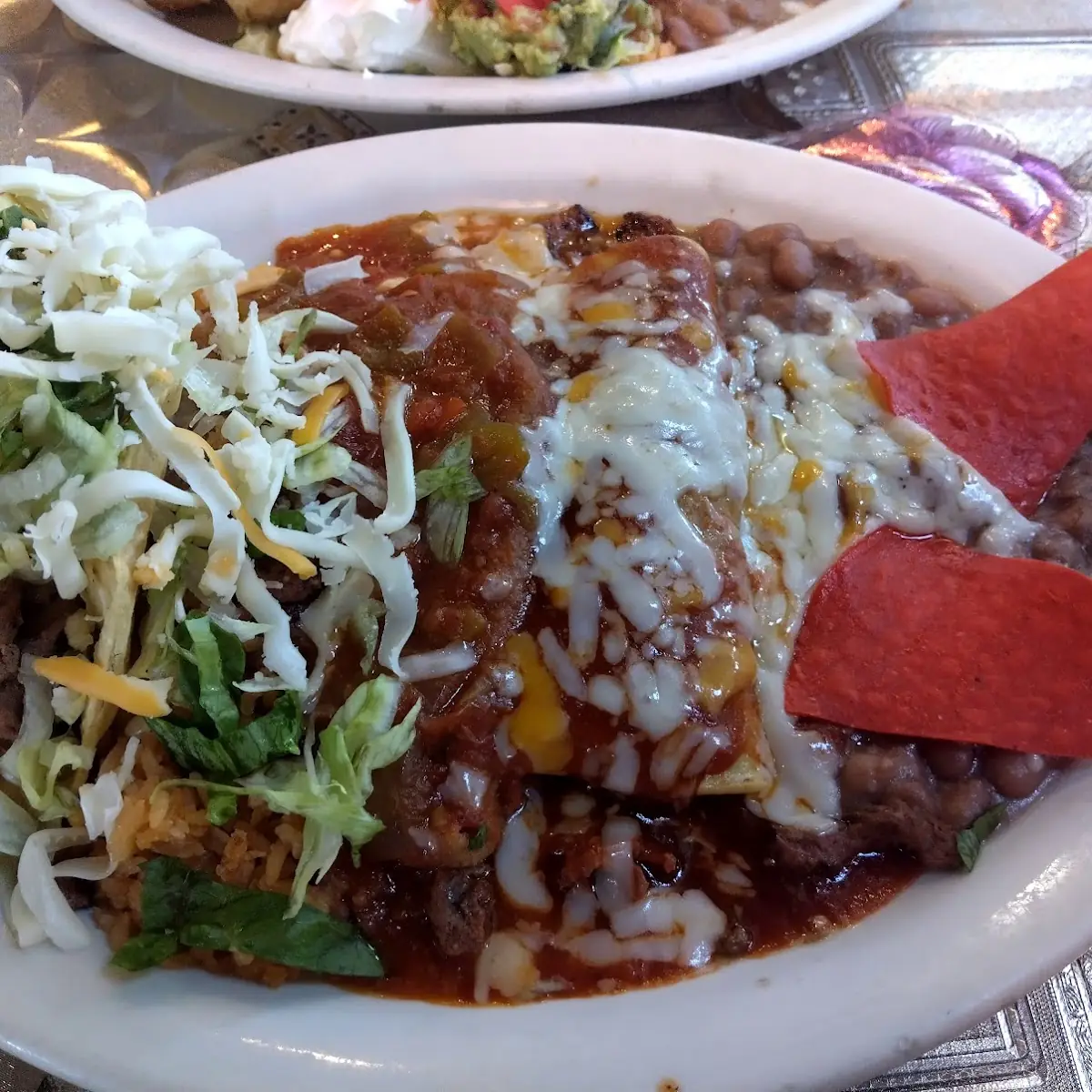Enchilada and Chile Relleno Combination Plate