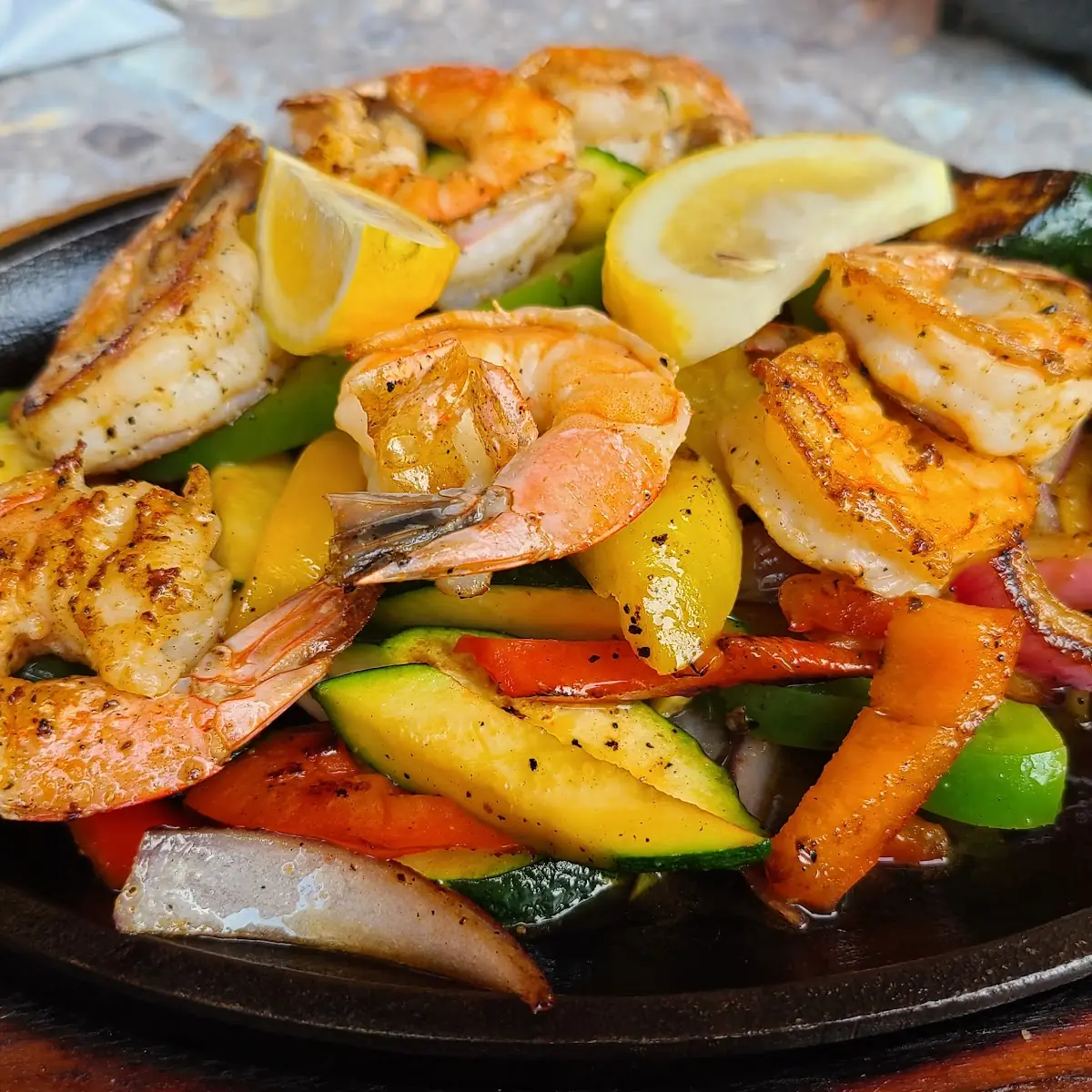 Shrimp Fajitas