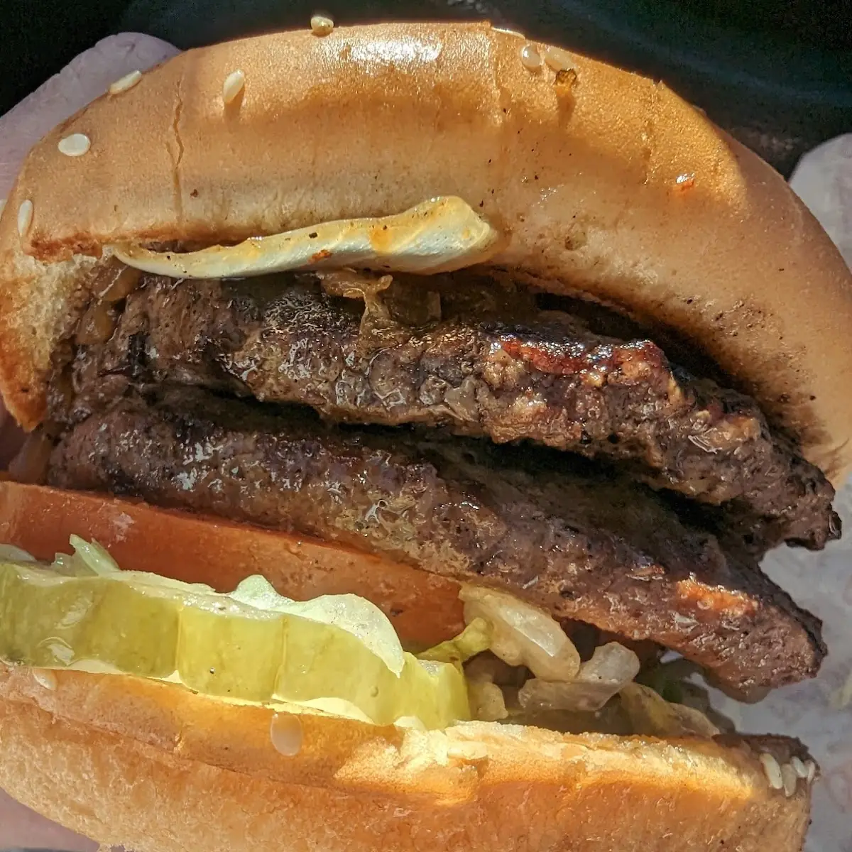 Double Char Broiled Burger