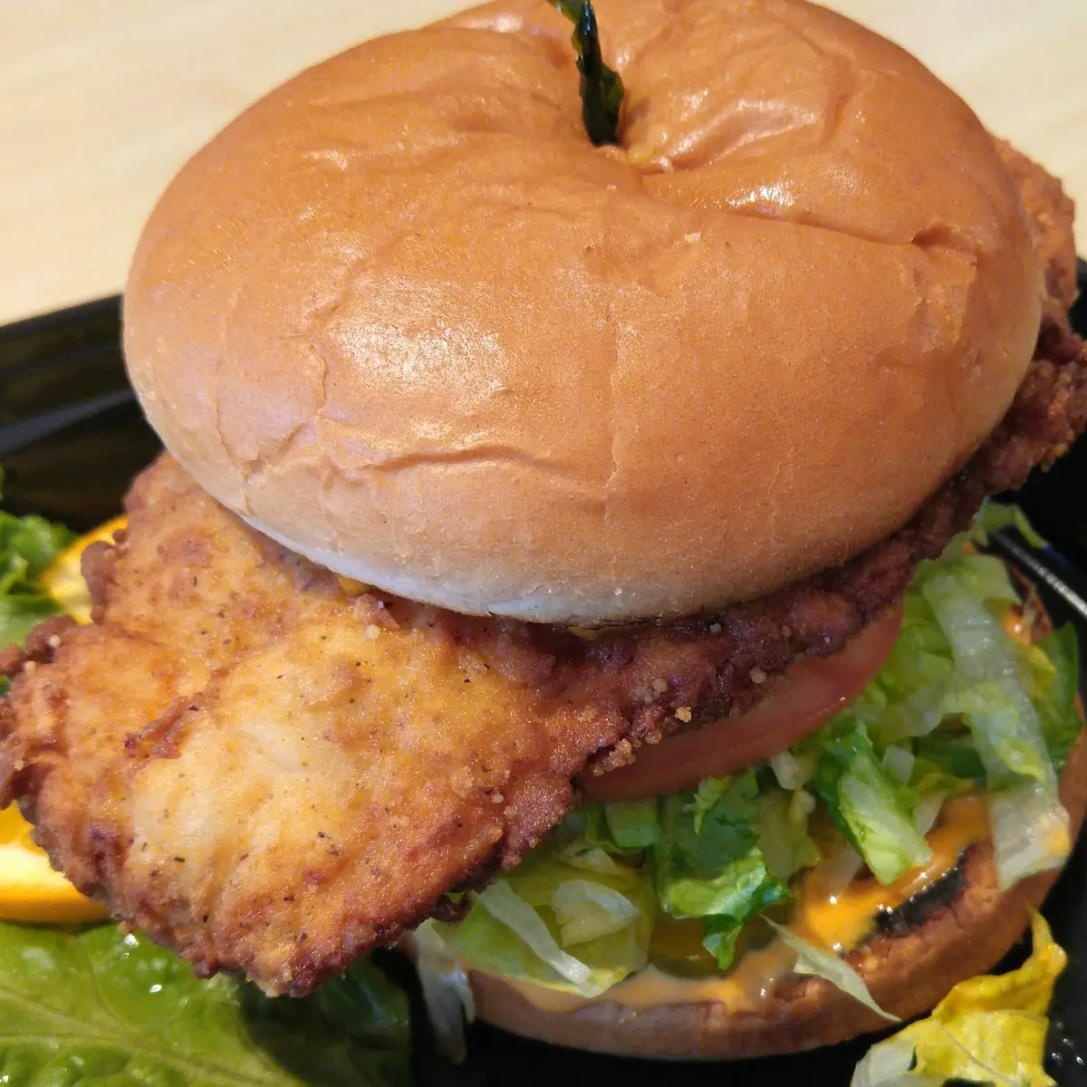 Golden Fried Chicken Sandwich