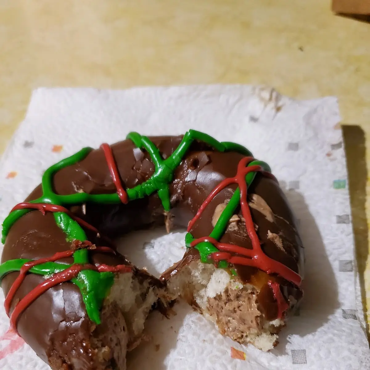 Chocolate Cream Filled Donut