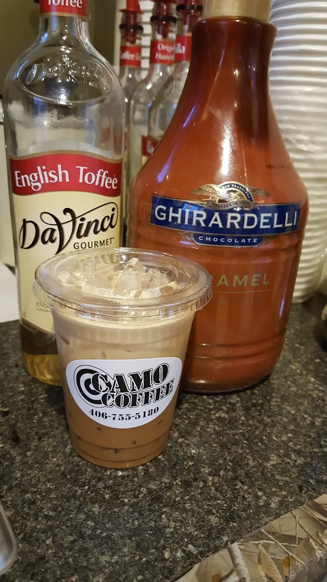 Iced Toffee Caramel Latte