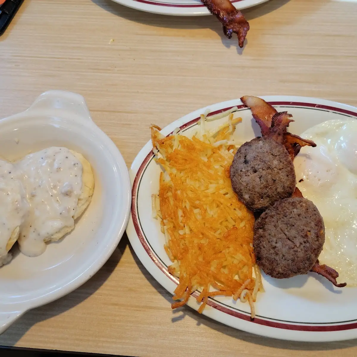 Bacon Sausage & Sausage Gravy