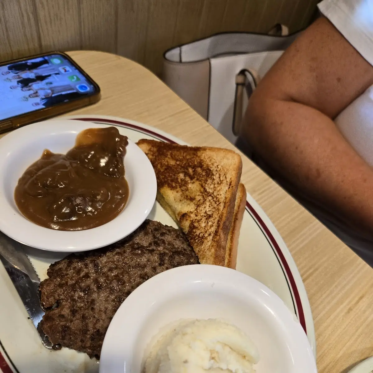 Hamburger Steak Dinner