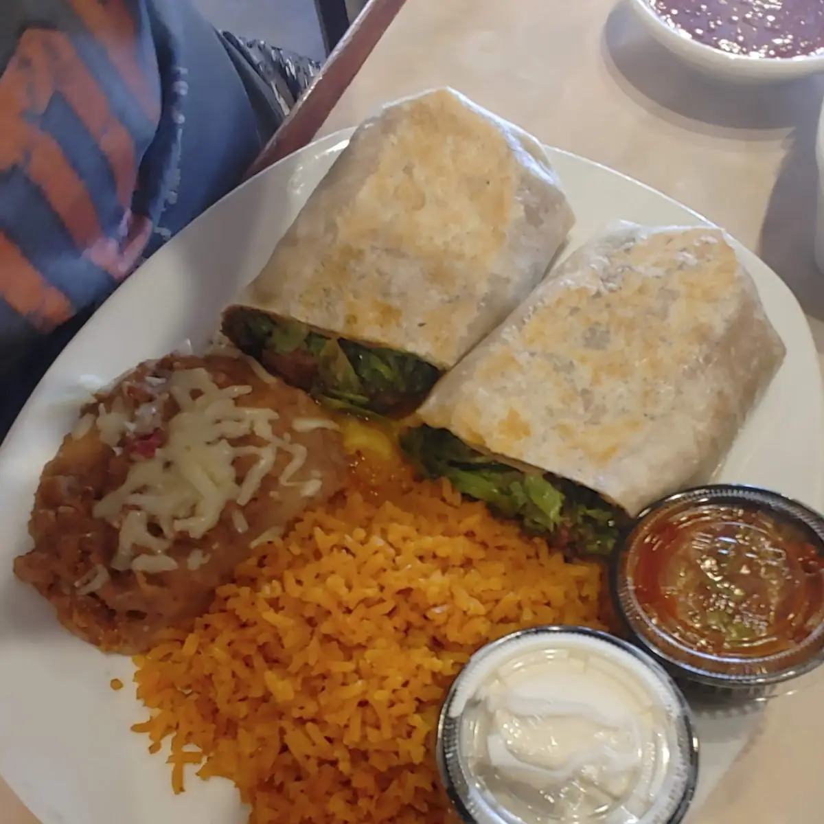 Ground Beef Burrito