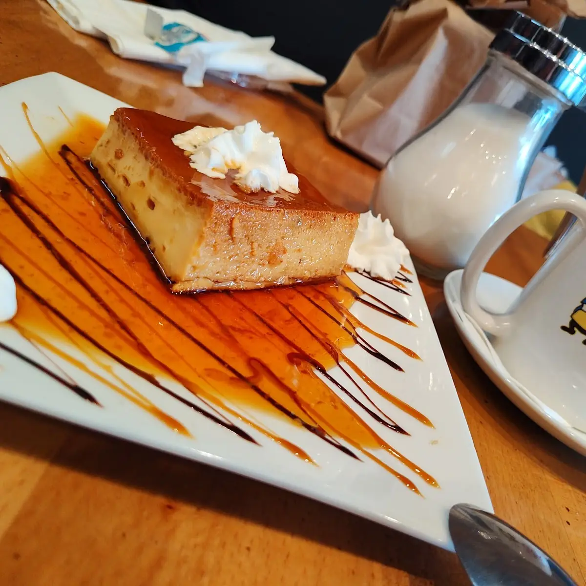 Flan and Coffee
