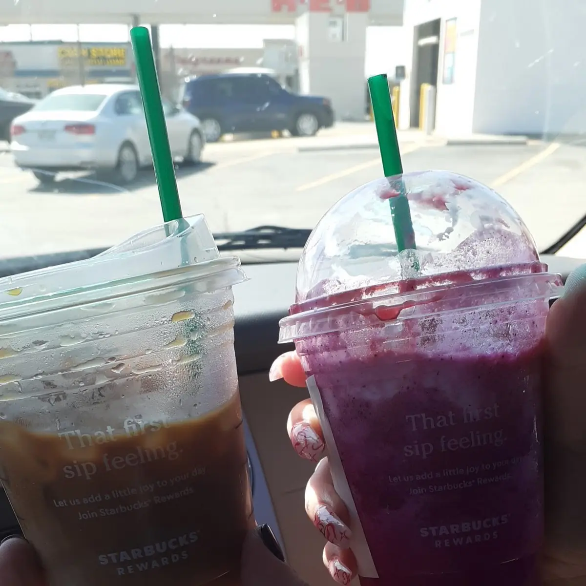 Starbucks Iced Energy Blueberry Lemonade