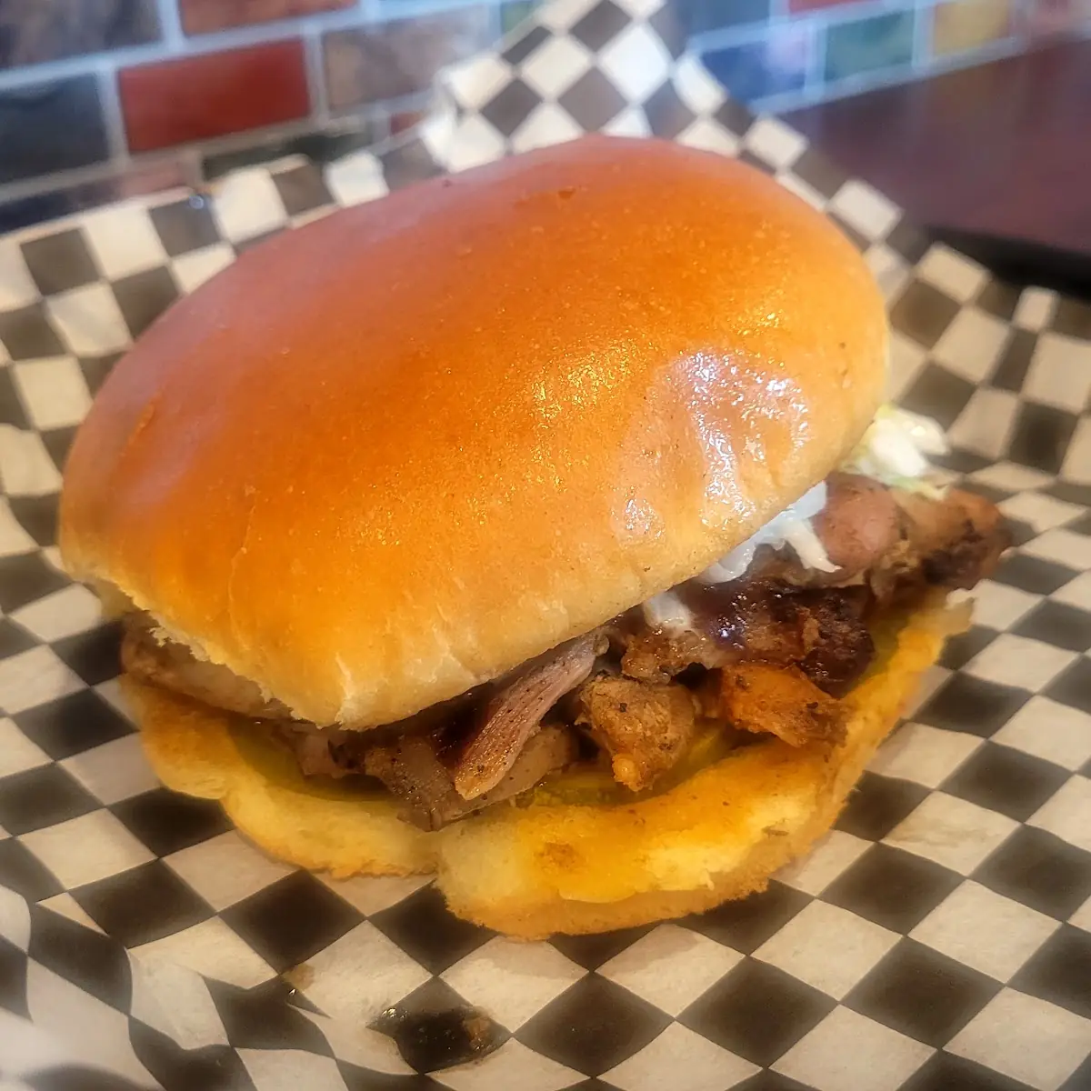 Pulled Chicken Sandwich