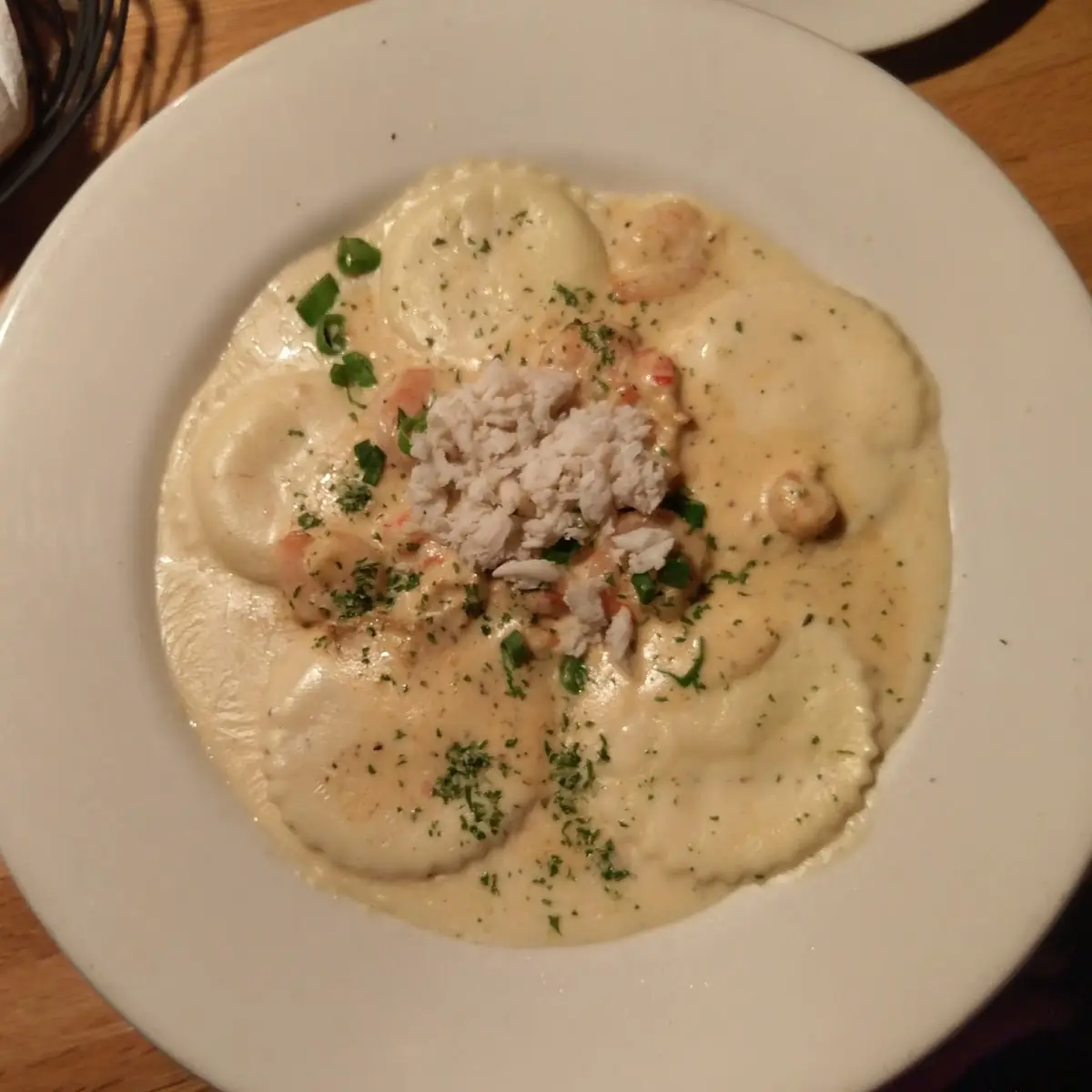 Shrimp Alfredo Ravioli