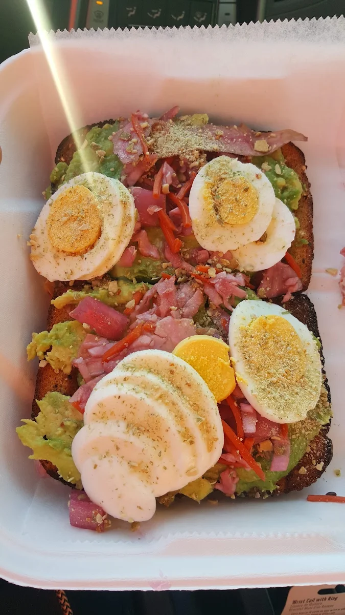 Avocado Toast with Hard Boiled Egg