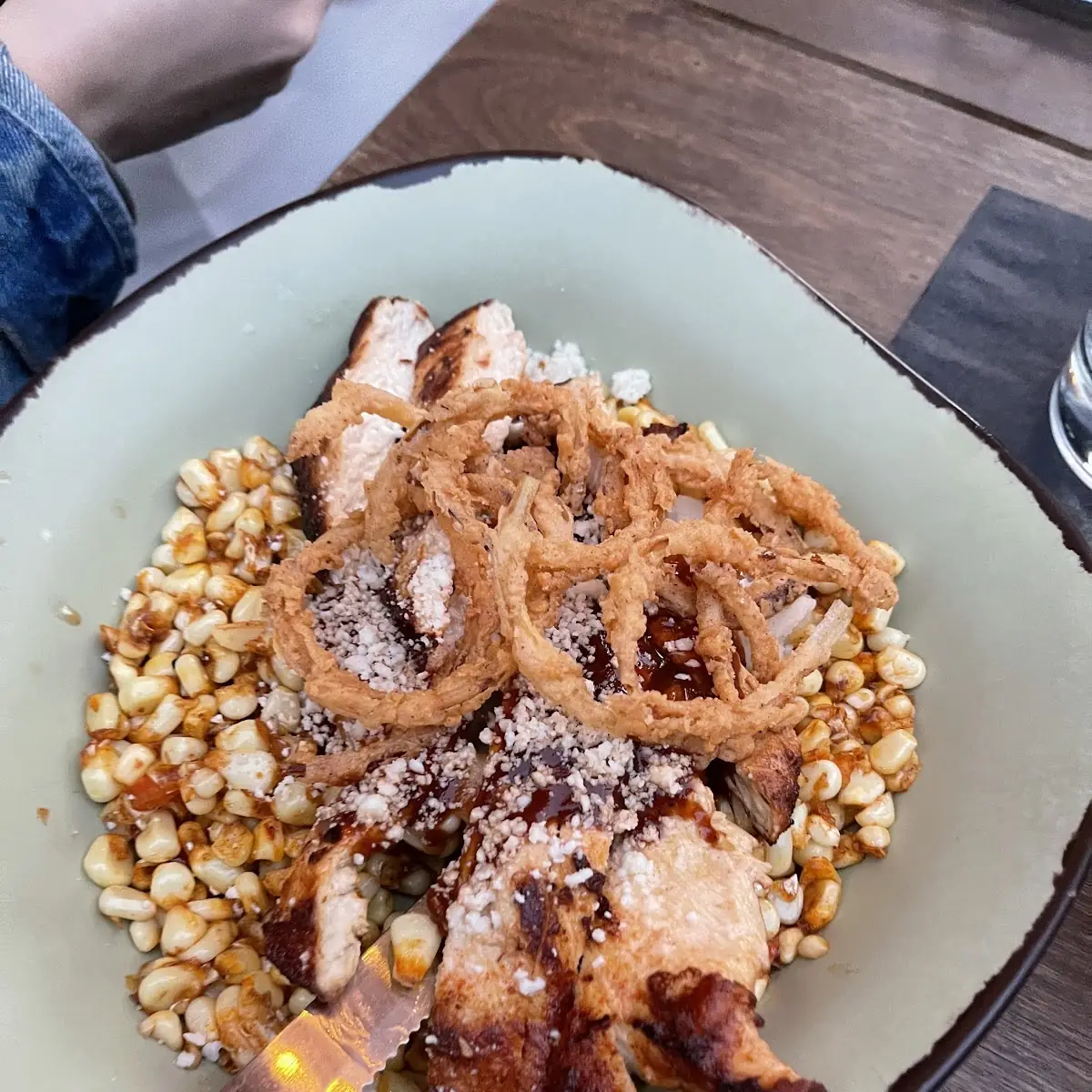 BBQ Chicken and Street Corn