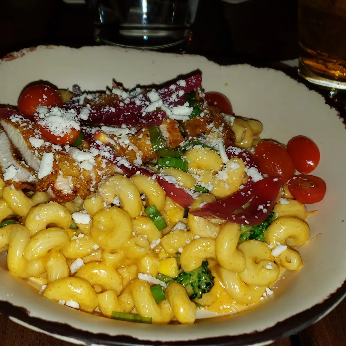 Fried Chicken Mac and Cheese