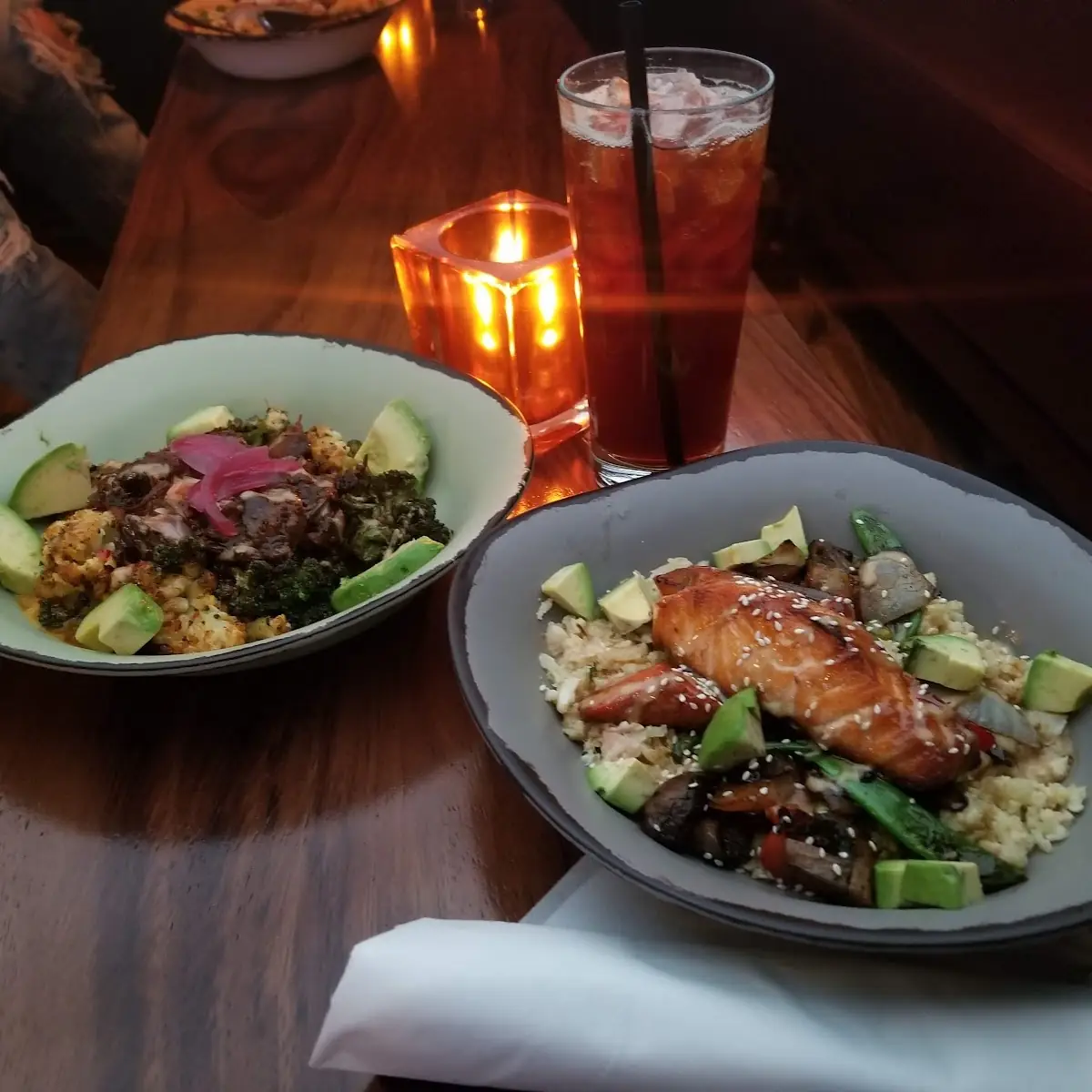 Salmon & Cali Rice Bowl-Korean BBQ