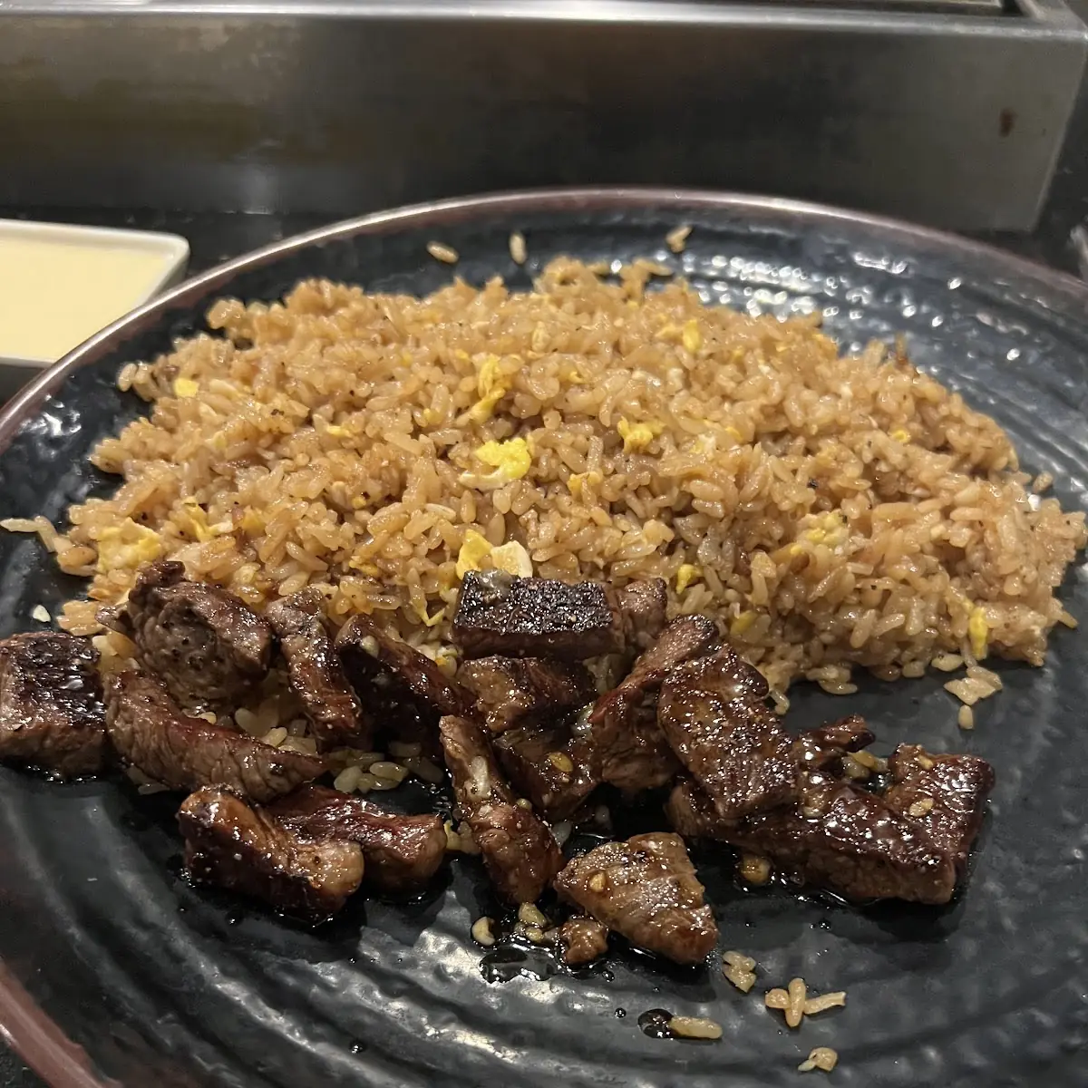 Steak Shrimp Scallops