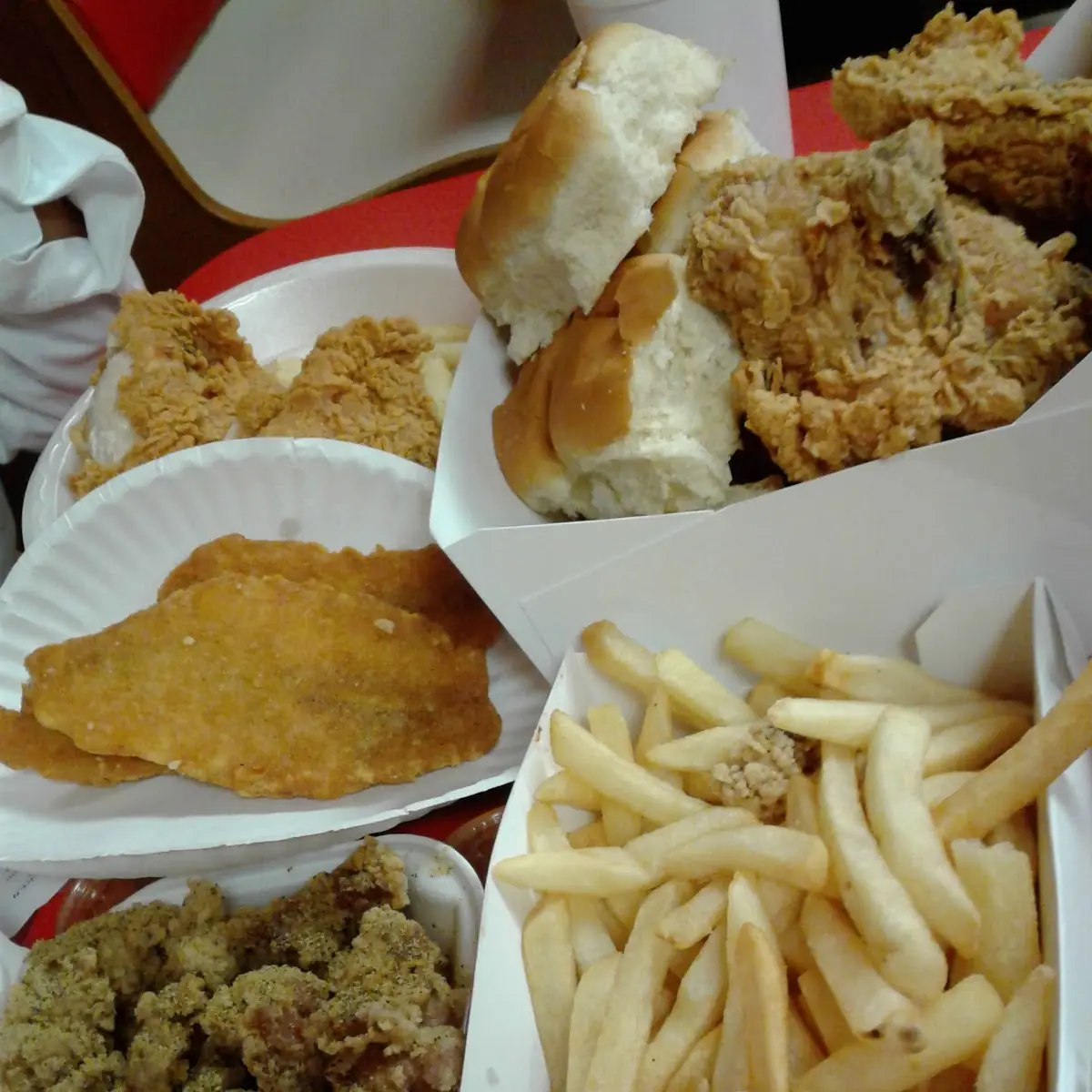 Lemon Pepper Chicken Gizzards and Crispy 2 PC Chicken