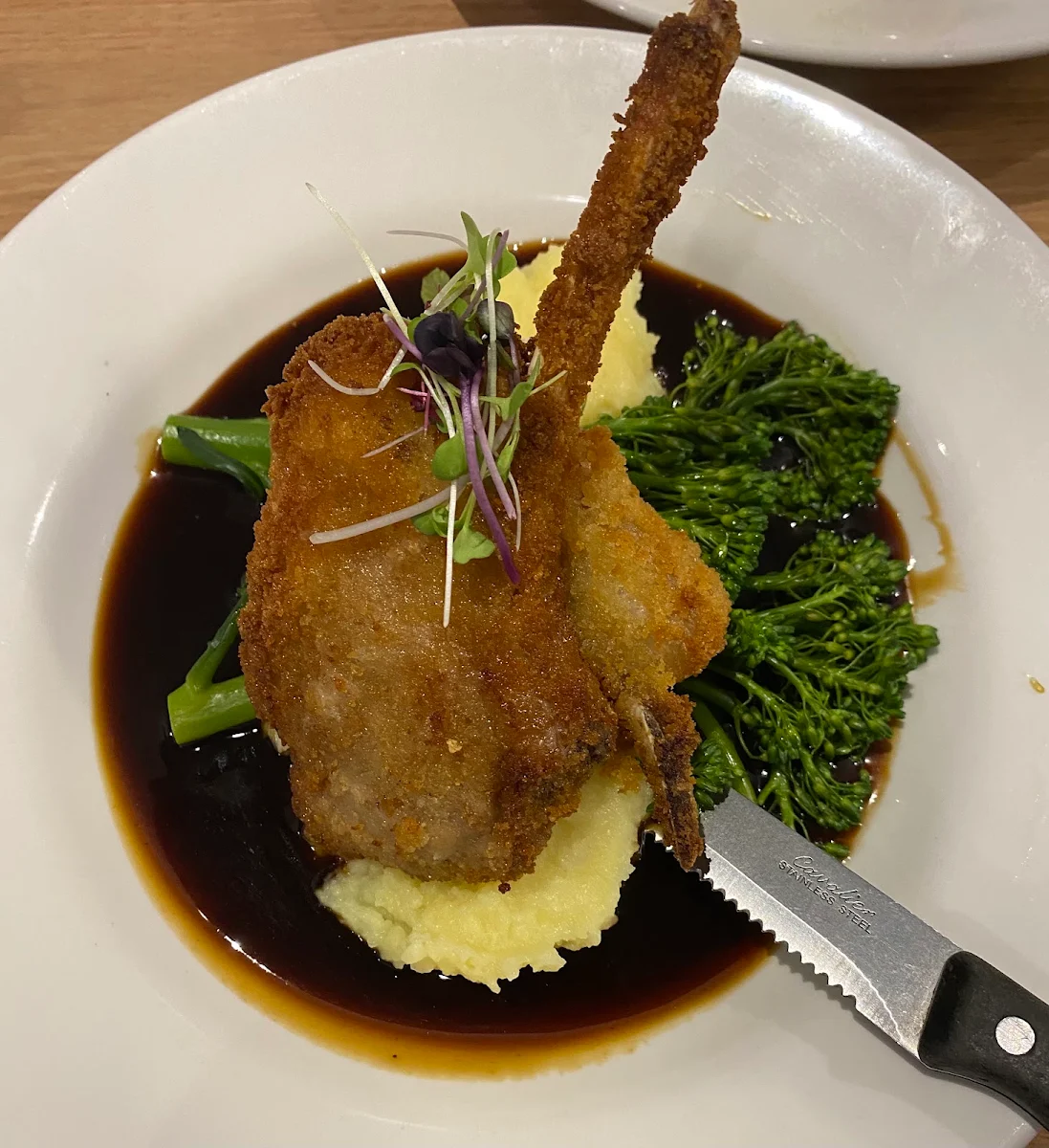 Lamb Shank Parmy, Maroochy Bridge Hotel