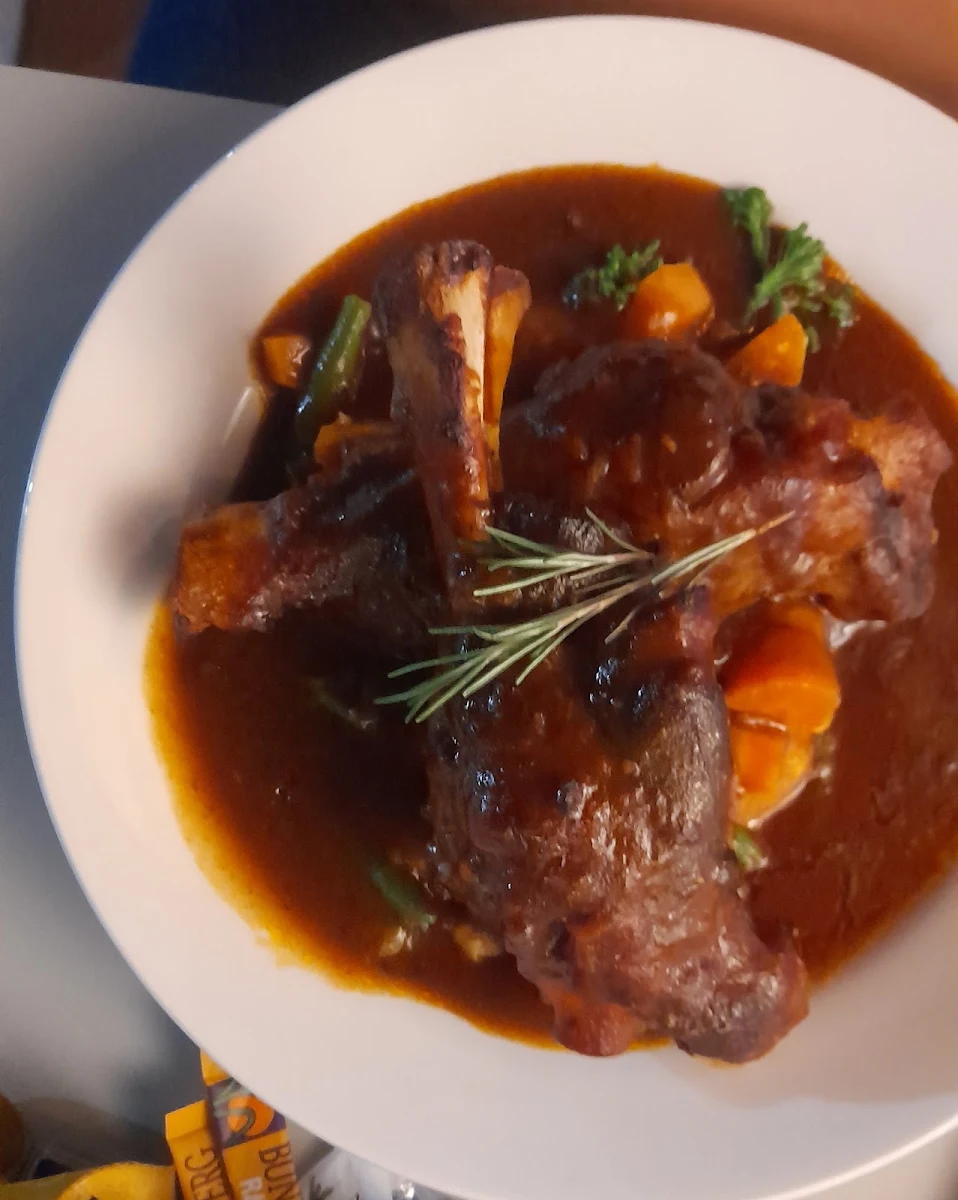 Slow Cooked Lamb Shank, Maroochy Bridge Hotel
