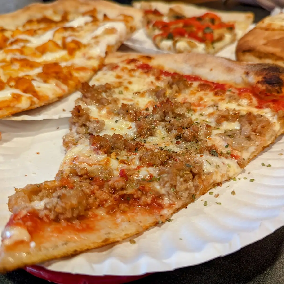 Sausage Pizza Slice