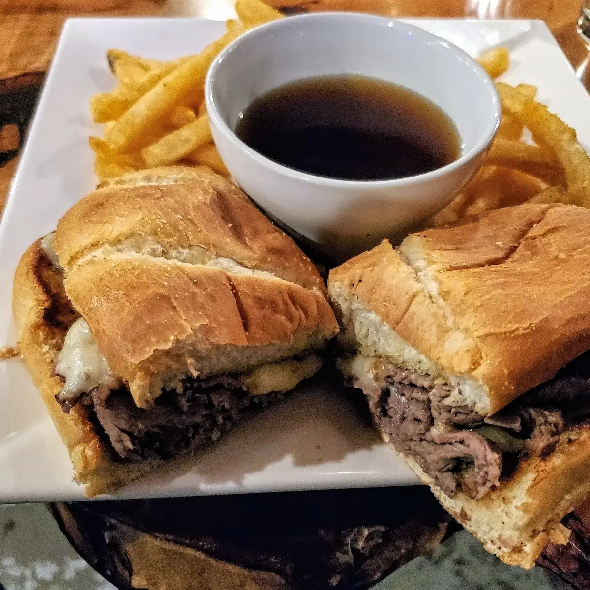 Classic Prime Rib Dip with Fries