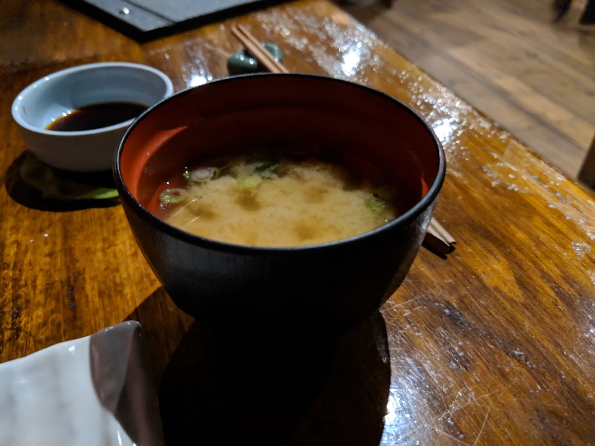 Miso Soup, Kambei Japanese Restaurant