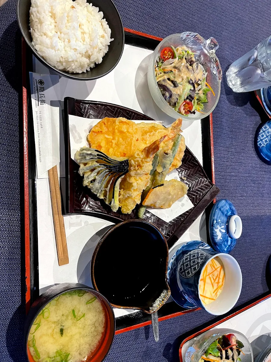 Tempura Set, Kambei Japanese Restaurant