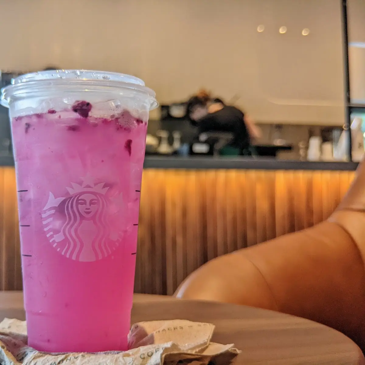 Mango Dragonfruit Lemonade Starbucks Refreshers Beverage