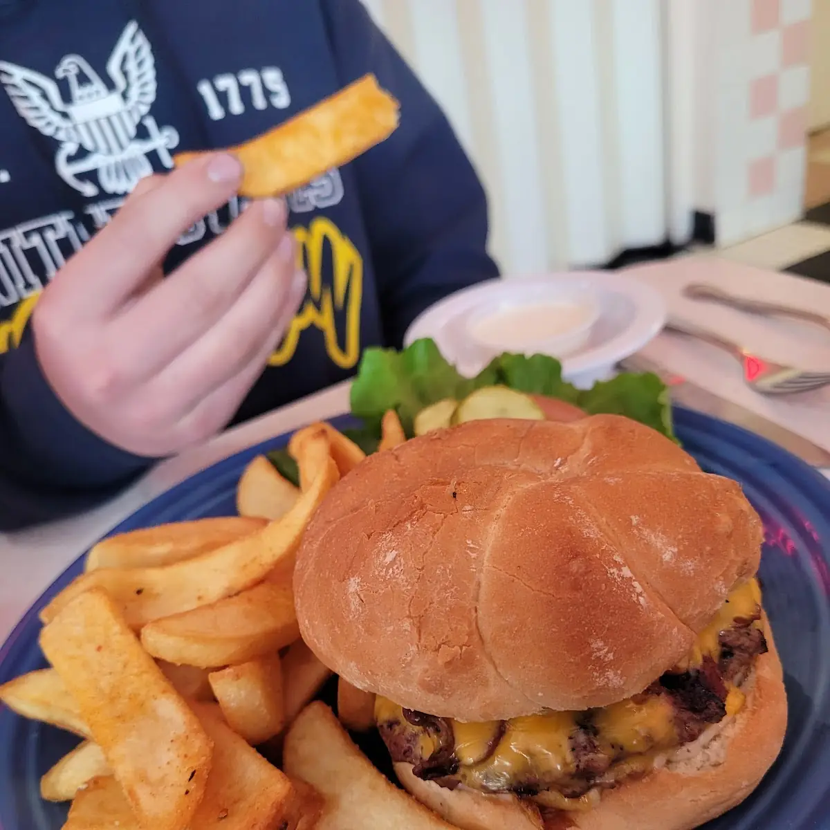 Blue Suede Shoes Burger