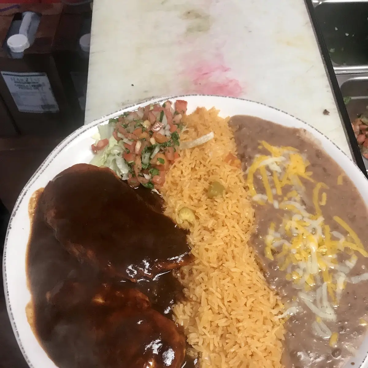 Mole Enchiladas