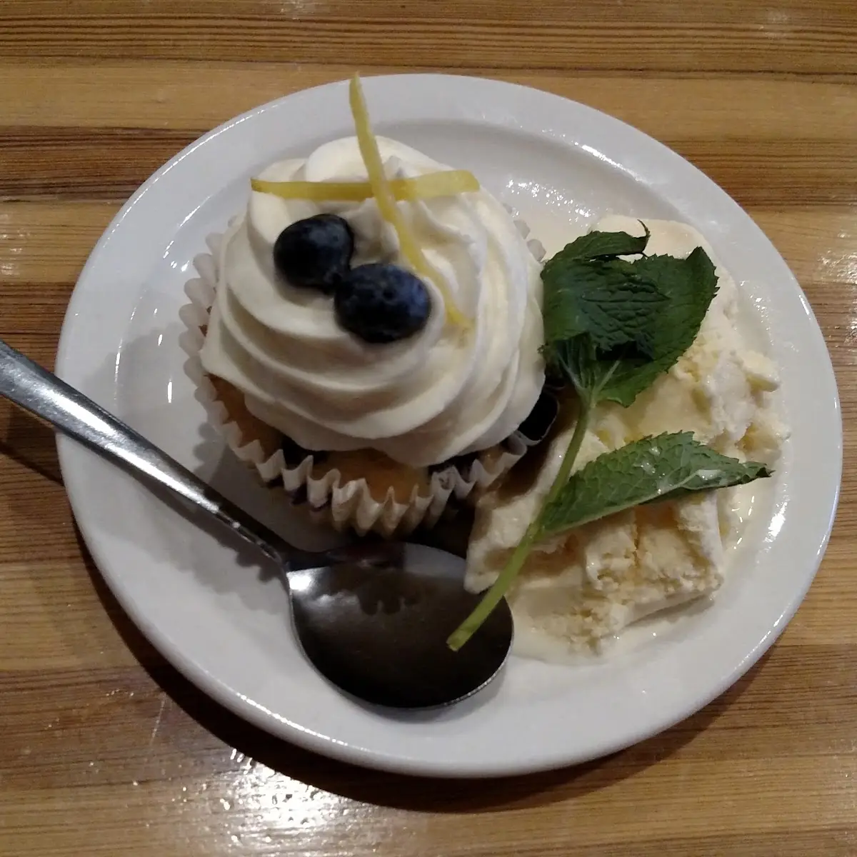 Lemon Blueberry Cupcake