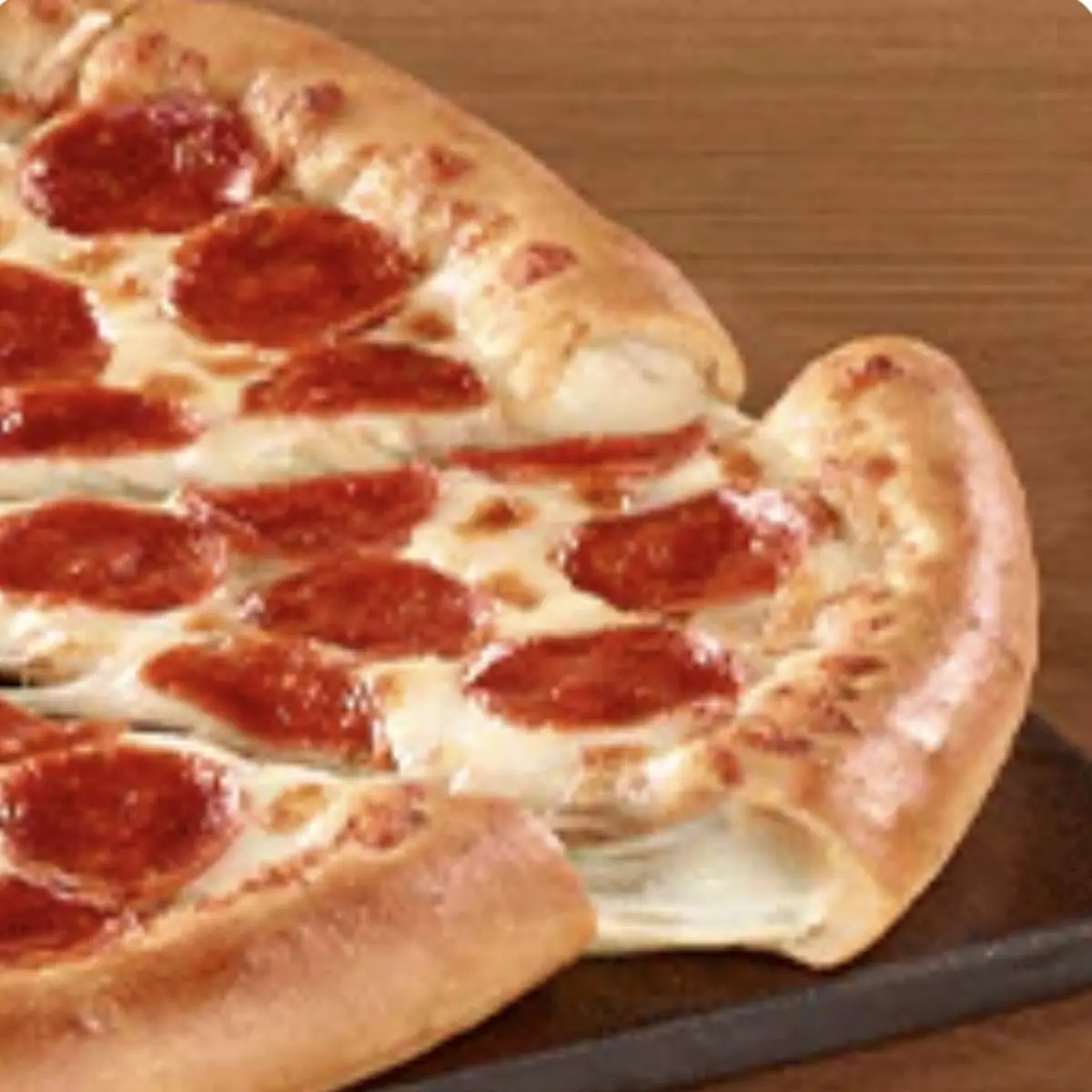 Stuffed Crust Pepperoni Pizza