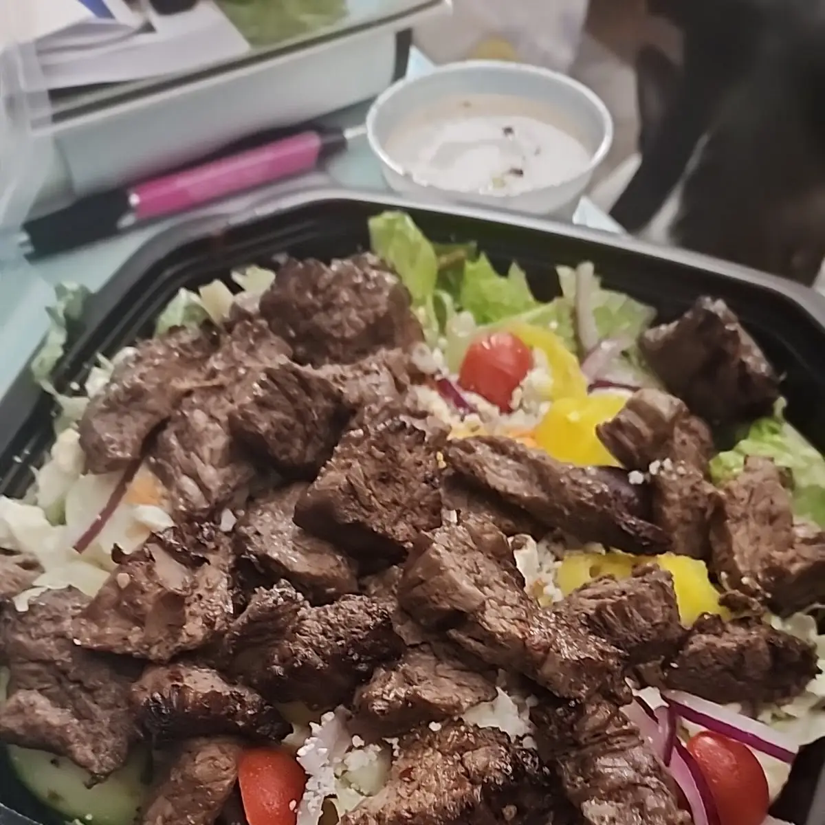 Garden Salad w Steak