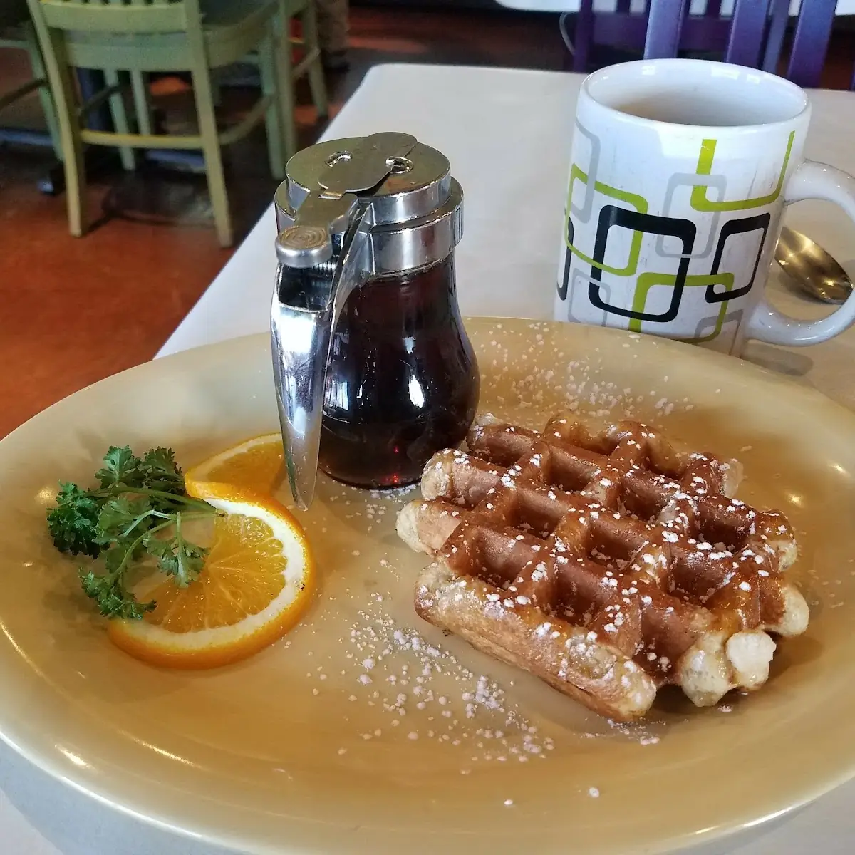 Pina Colada Liege Waffles