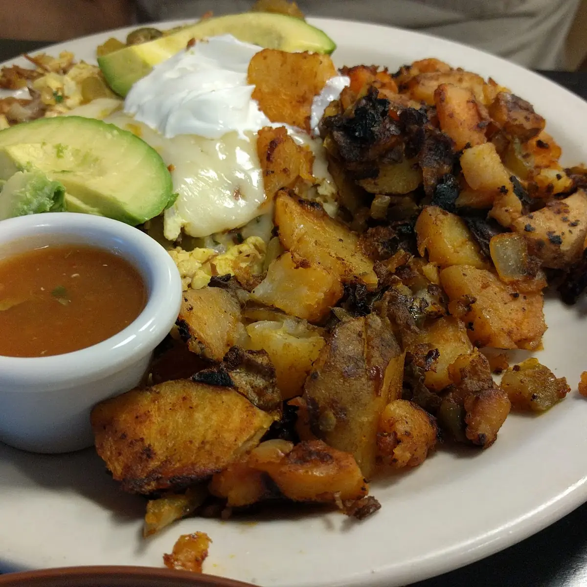 Machaca and Eggs and Hash Browns
