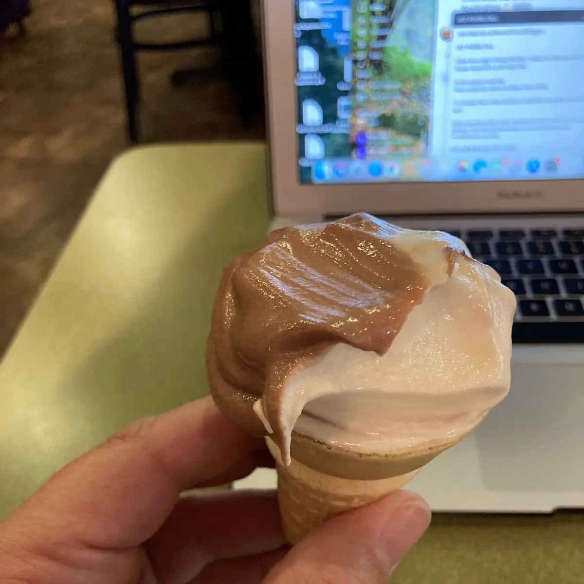 Twist Ice Cream Cone