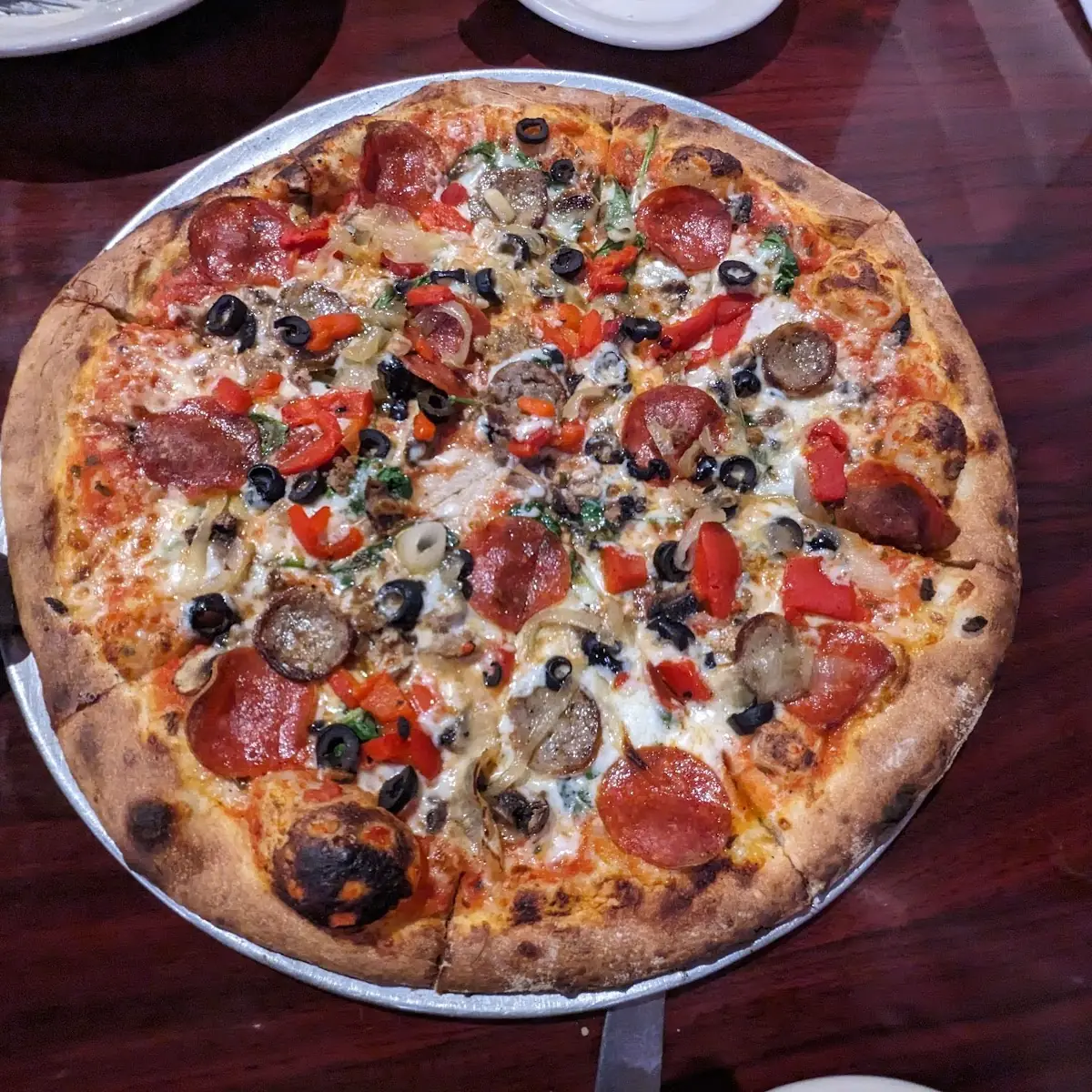 All Meat Pizza with Meatballs