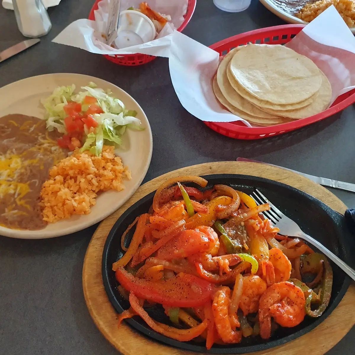 Shrimp Fajitas