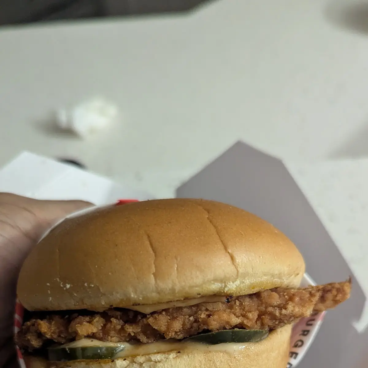 No Cheese Burger