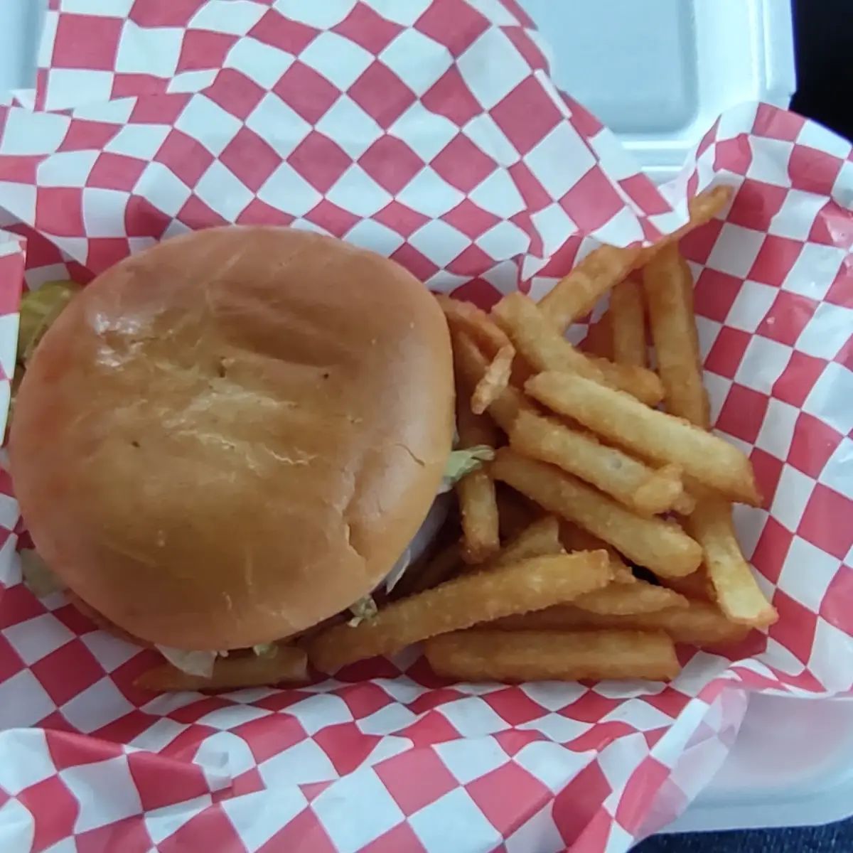 All-American Cheeseburger and Fries