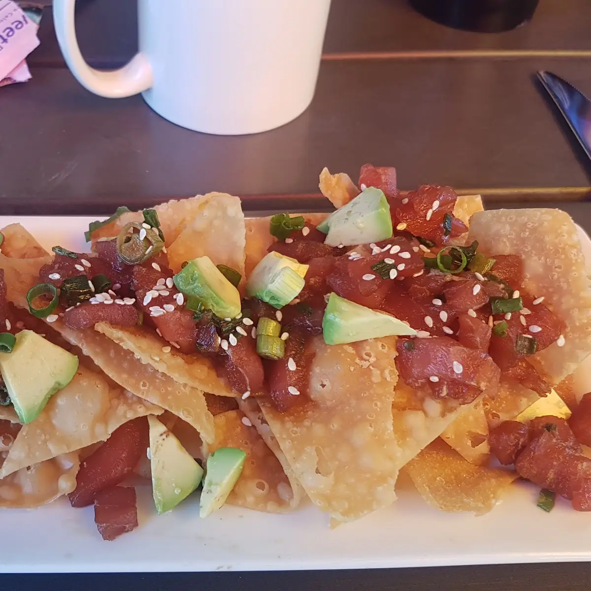 Tuna Poke Tacos