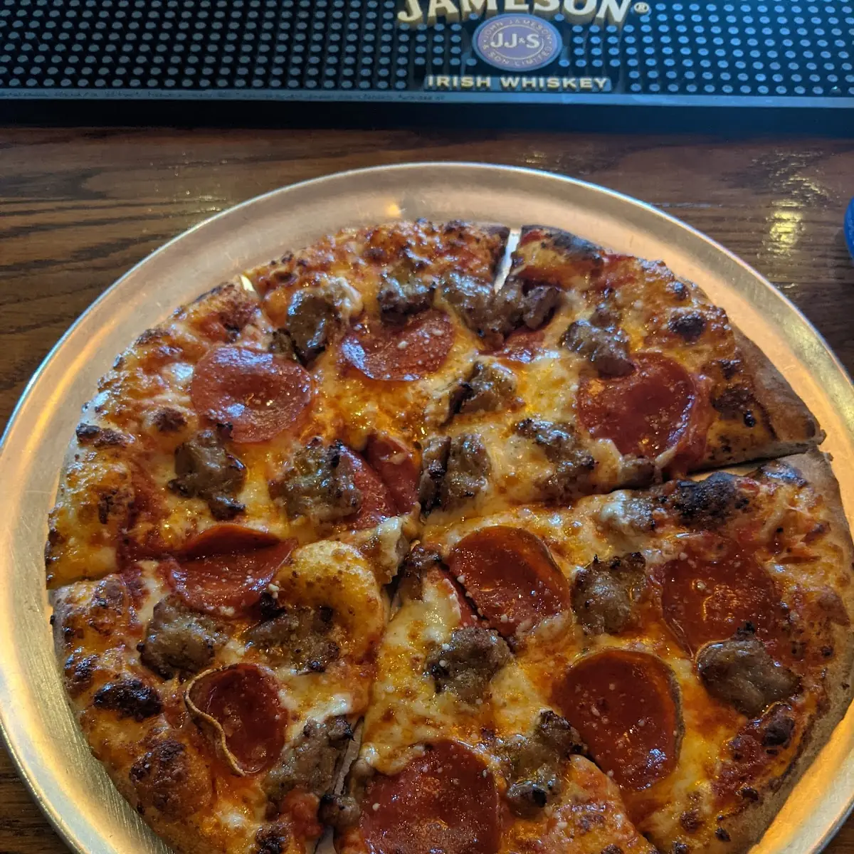 Pepperoni and Sausage Pizza