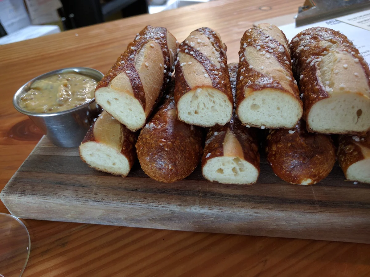 Pretzels with Beer Cheese