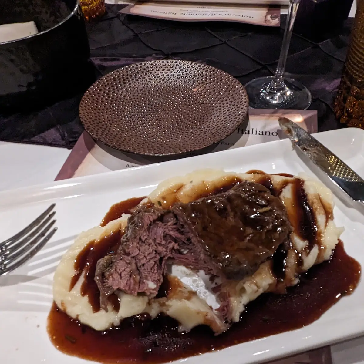 Braised Short Rib Mashed Potatoes and Gravy