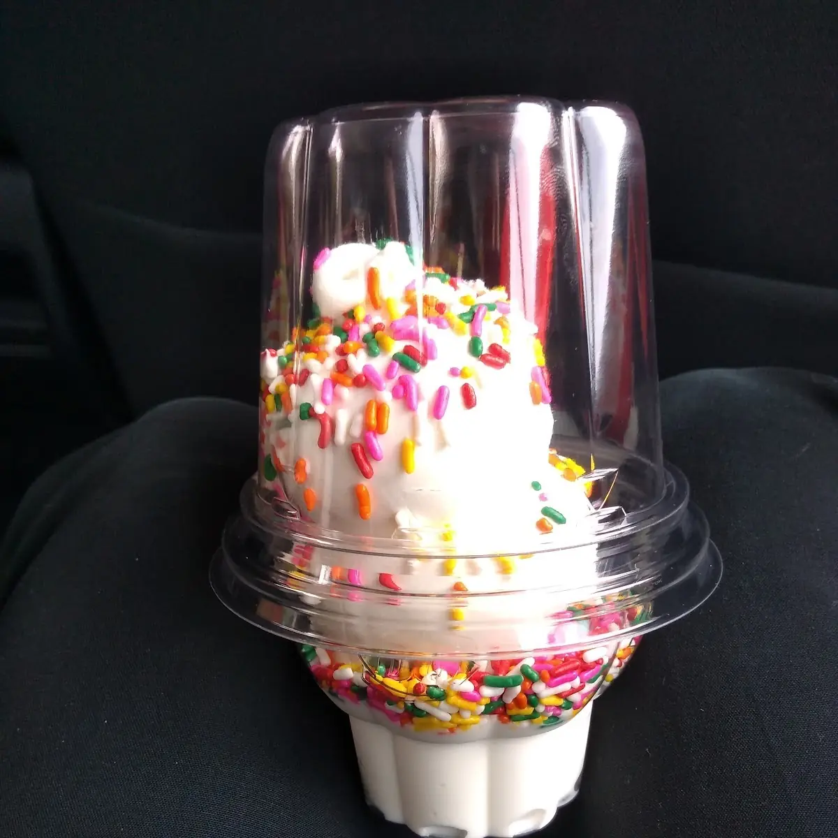 Vanilla Soft Serve with Sprinkles