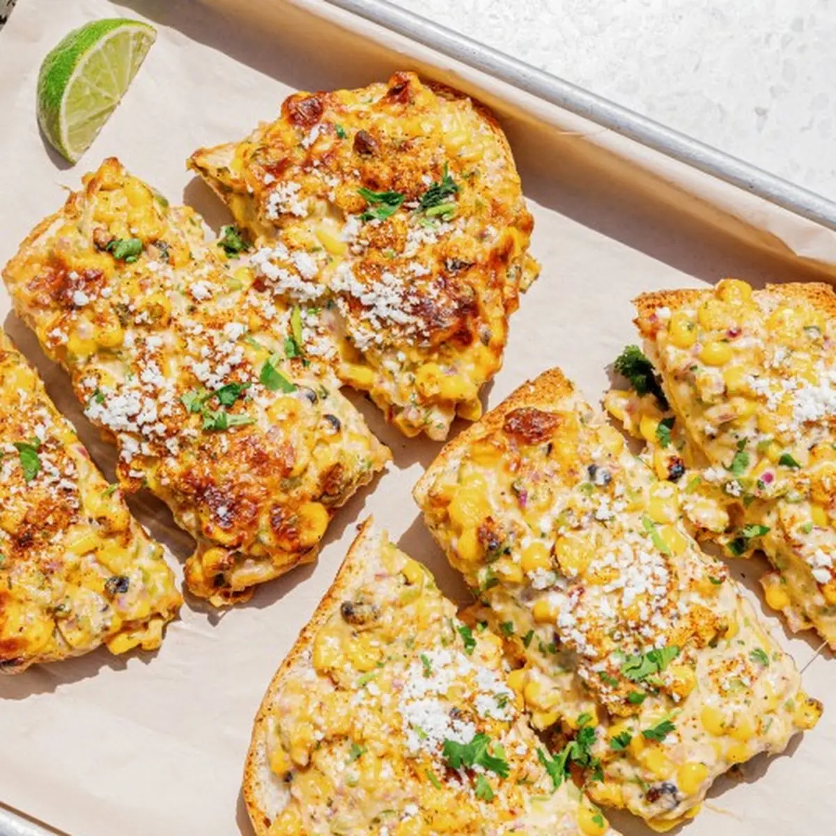 Elotes Cheesy Bread