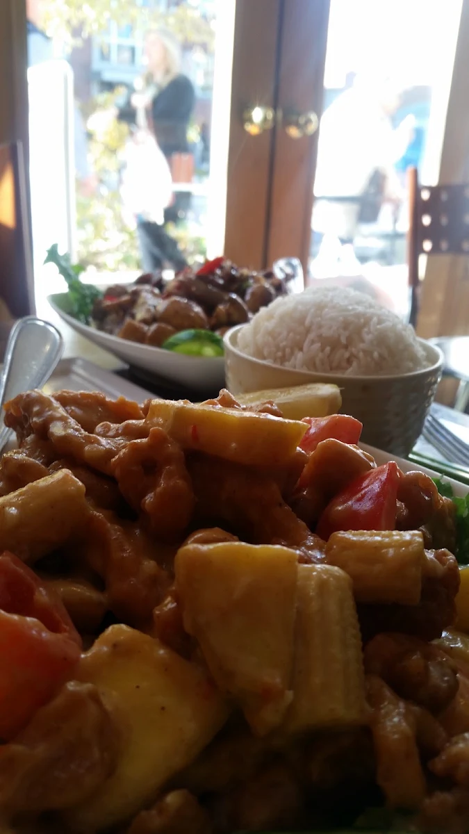 Coconut Chicken and Ginger Lamb