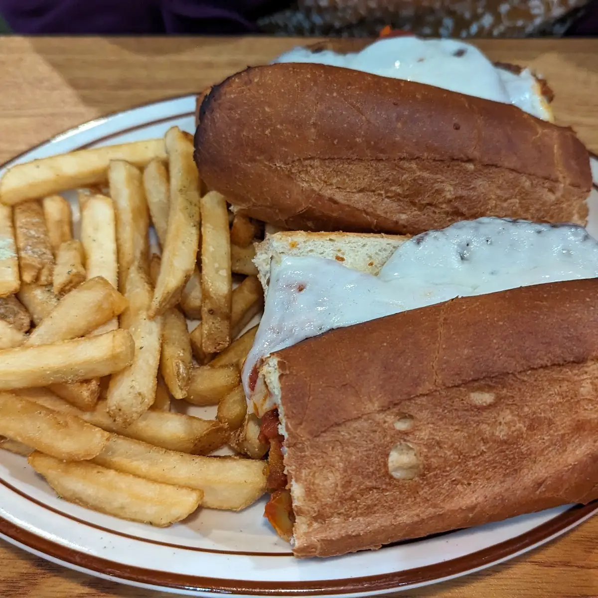 Eggplant Parmesan Sandwich