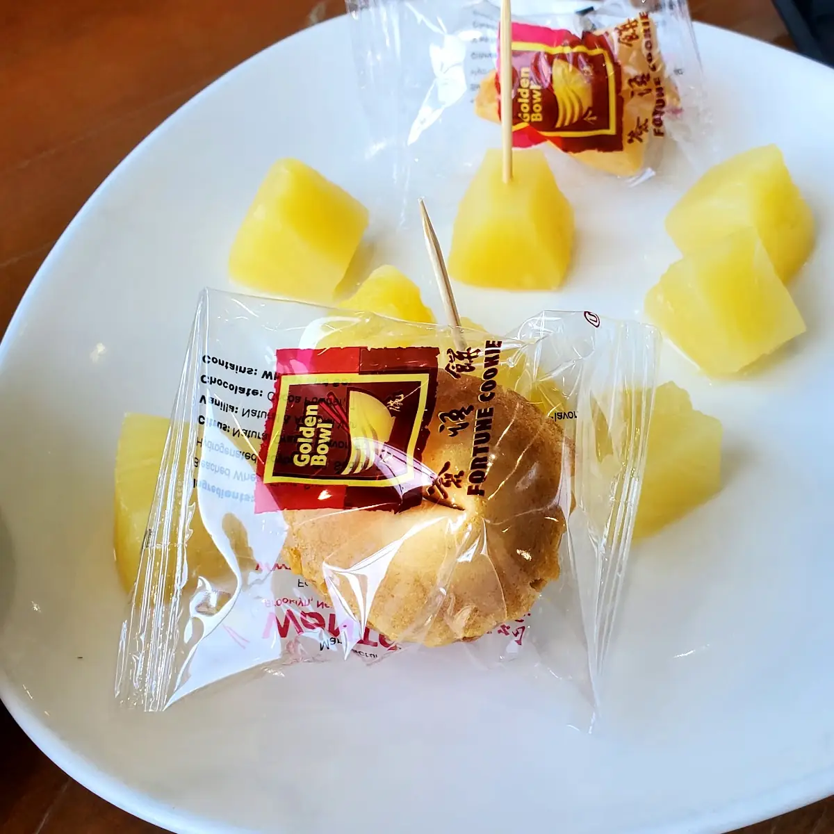 Fruits and Fortune Cookies