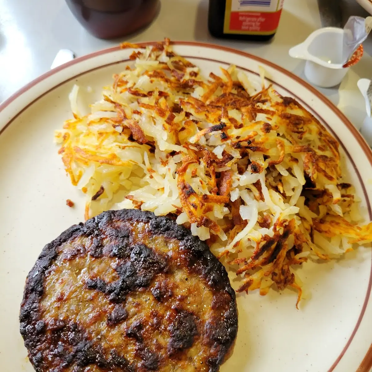 Hashbrowns and Sausage